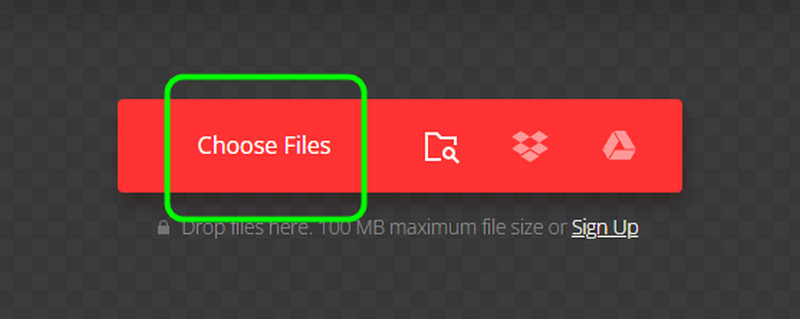 Choose File Convertio