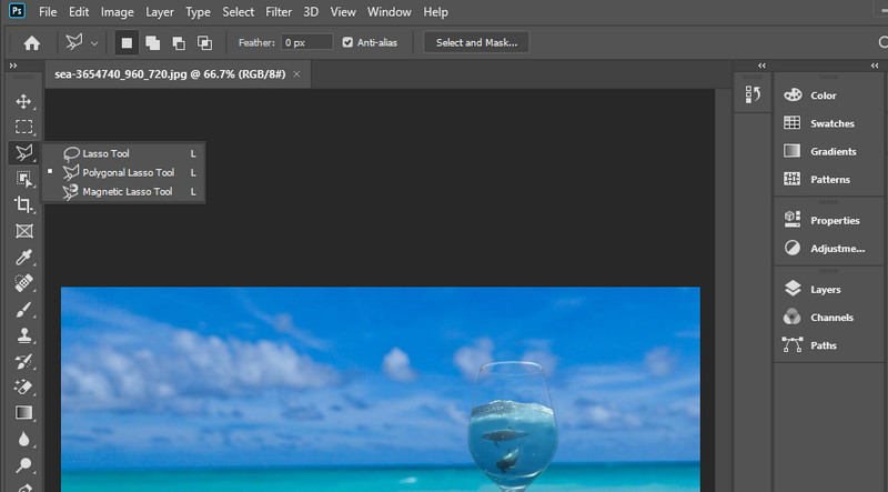 Choose Selection Tool
