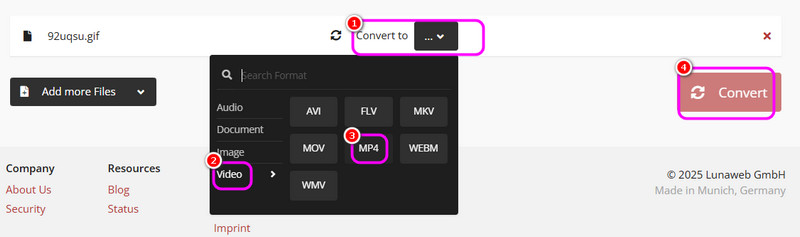 Convert to Mp4 Cloudconvert