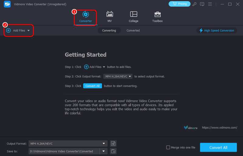 Converter Add Files Vidmore