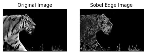Example of Sobel edge detection