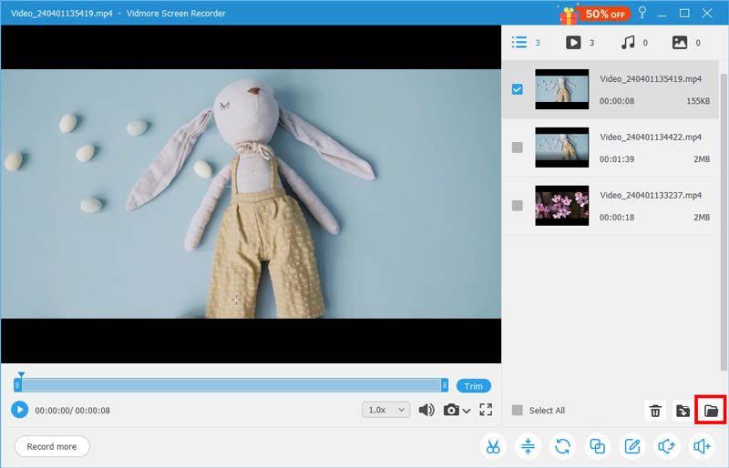 mentse a videofelvételt