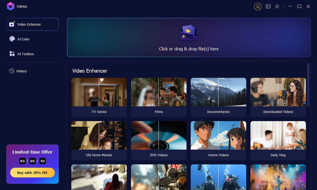 VidHex add File