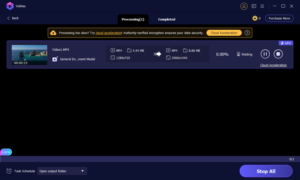 VidHex Export Result