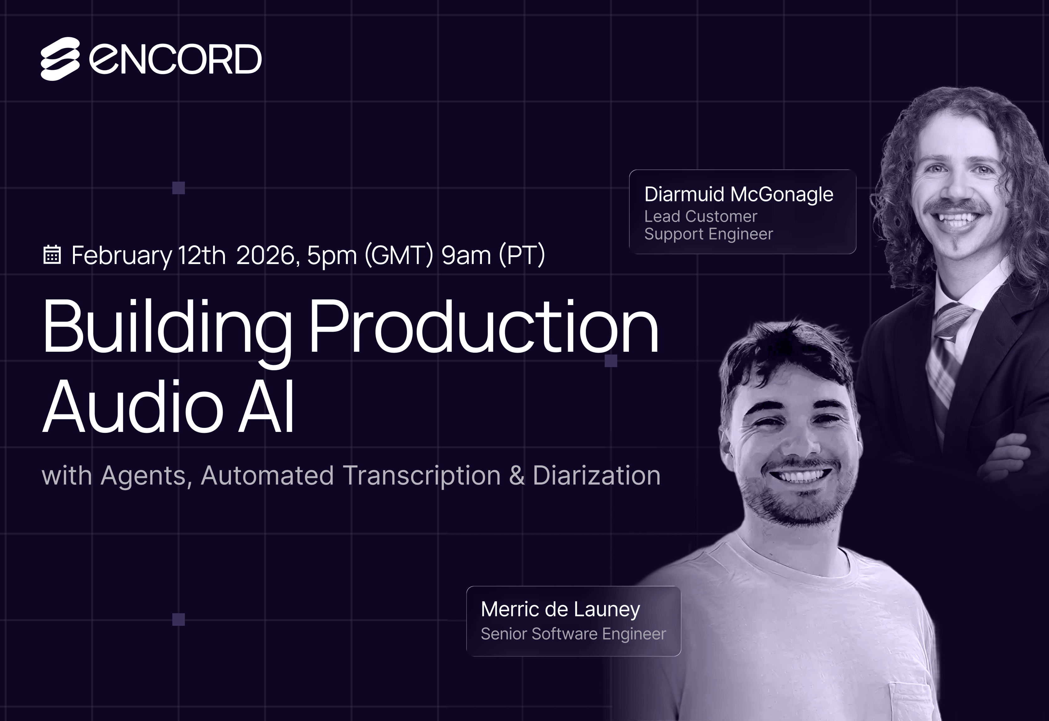 Building Production Audio AI with Agents, Automated Transcription & Diarization